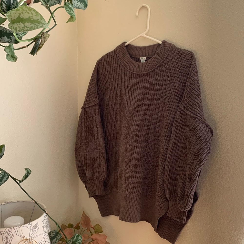 Taupe Chenille Aerie Sweater